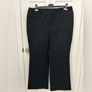 Anne Taylor Curvy Black Dress Pants, Sz 16